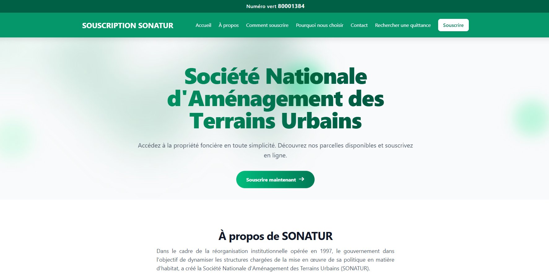Plateforme Sonatur